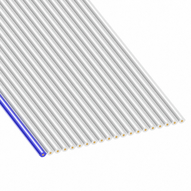 CBL RIBN 20COND 0.025 WHITE 100'