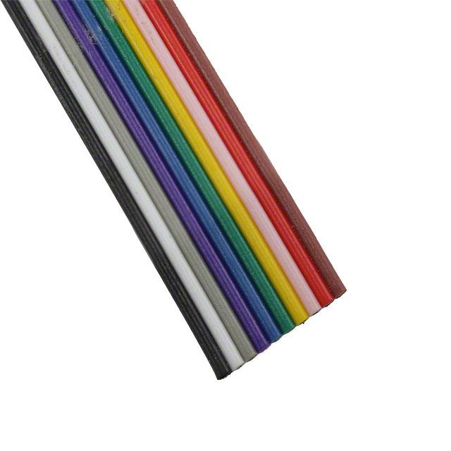 CBL RIBN 10COND 0.039 MULTI 25'