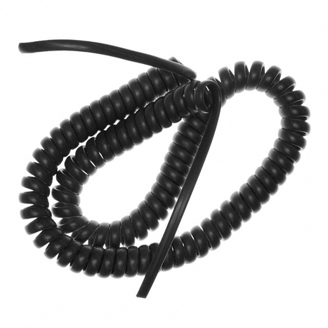 CABLE MOD COIL 4COND SLVR 5'