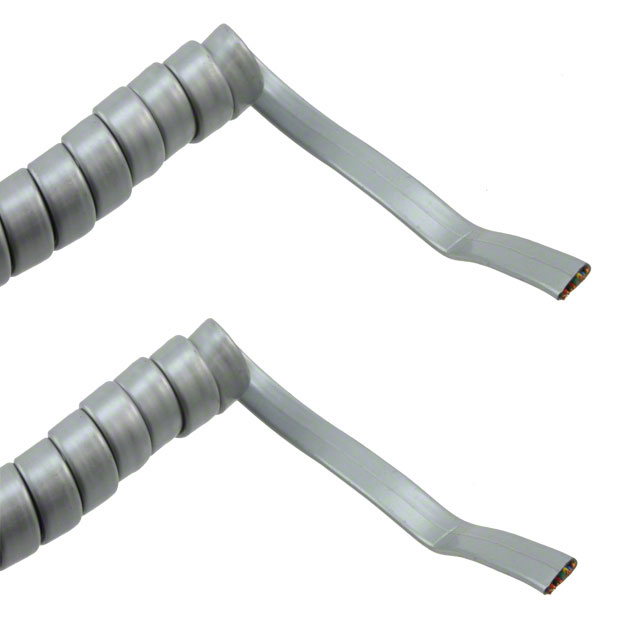 CABLE MOD COIL 8COND SLVR 7'