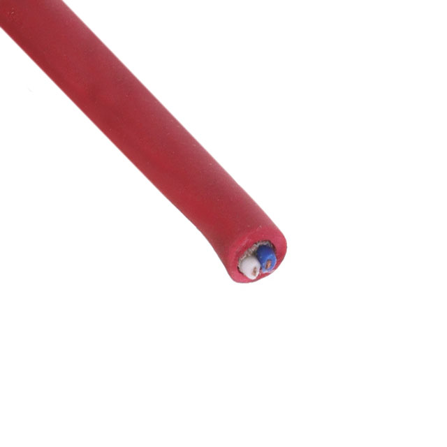 CABLE 2COND 23AWG RED SHLD