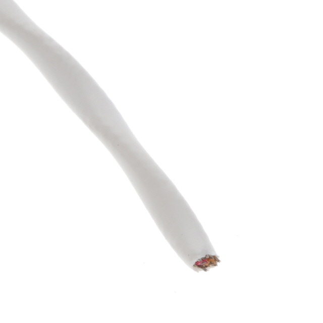 CABLE 2COND 24AWG WHITE SHLD 5'