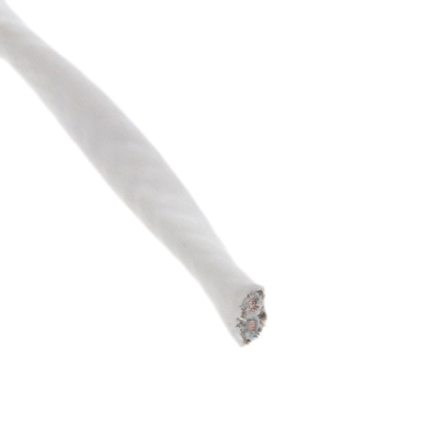 CABLE 2COND 22AWG WHITE SHLD 5'
