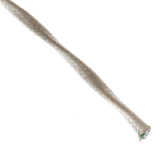 CABLE 2COND 18AWG WHITE 1'