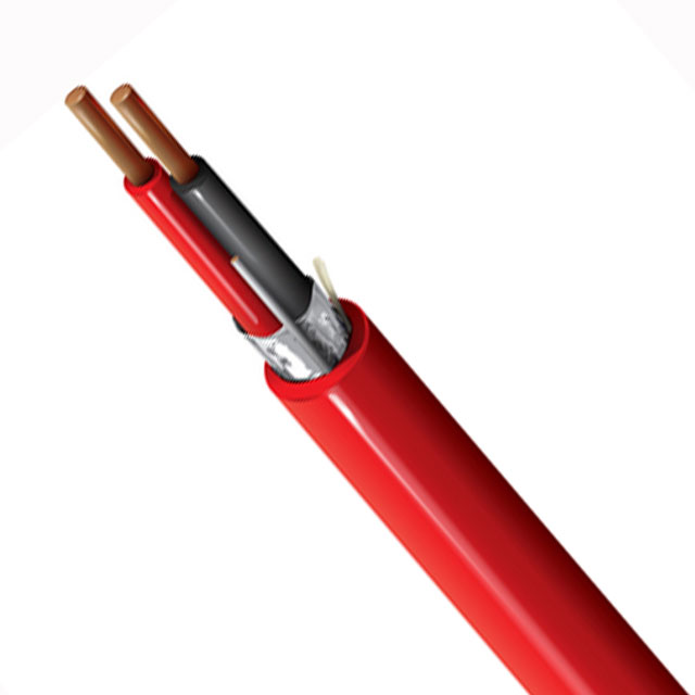 CABLE 2COND 18AWG RED SHLD
