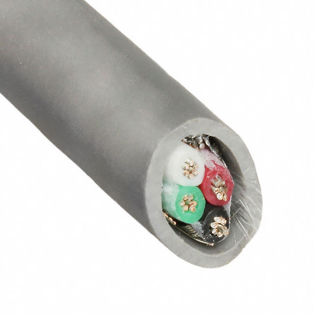 CABLE 4CON 24AWG SLATE SHLD
