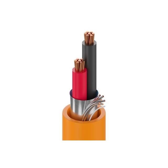 CABLE 2CON 22AWG GRAY SHLD