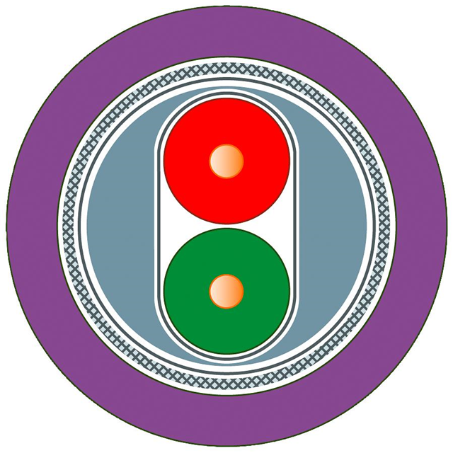 CABLE 2COND VIO SHLD 200M