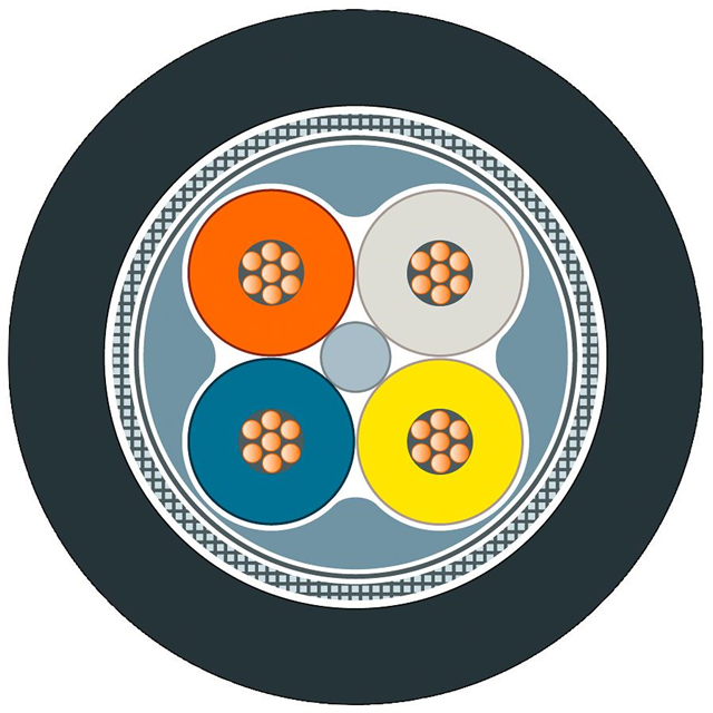 CABLE 4COND 22AWG BLACK SHLD