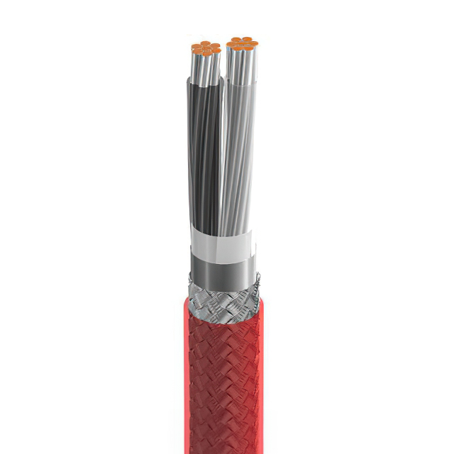 CABLE 2COND 22AWG RED SHLD