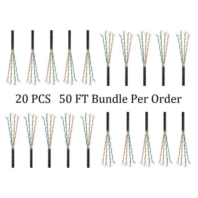 CAT6E 23G FTP CMX OUTDR SLD 50'
