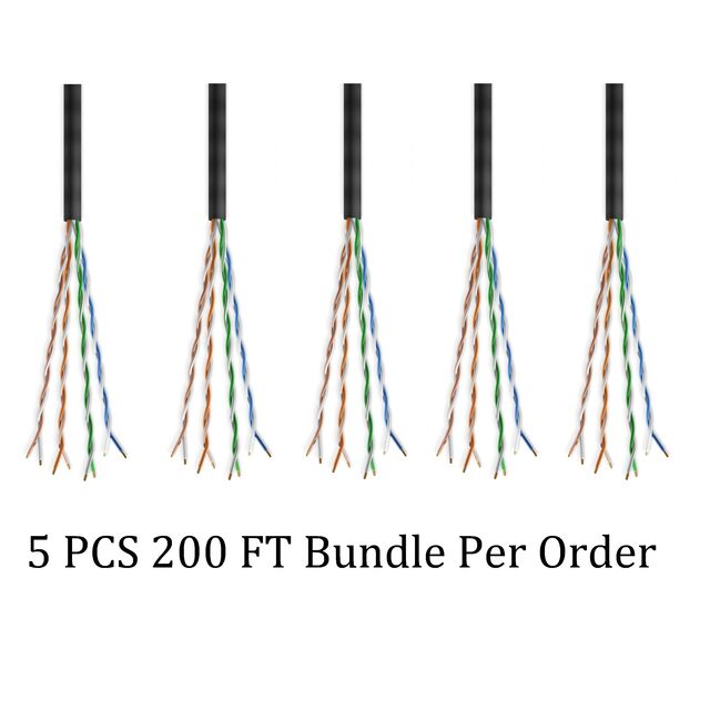 CAT6E 24G UTP CMX OUTDR SLD 200'