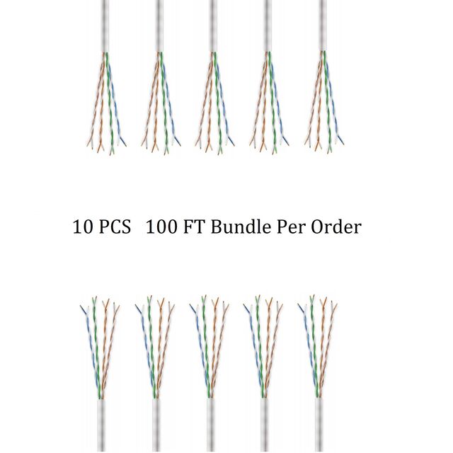 CAT6 SLIM 28G UTP CM STRD 100 FT