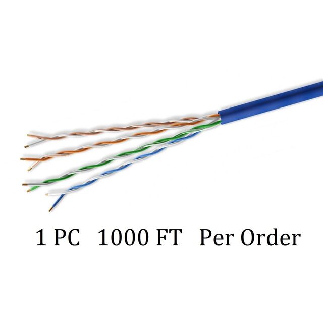 CAT6 SLIM 28G UTP CM STRD 1K FT