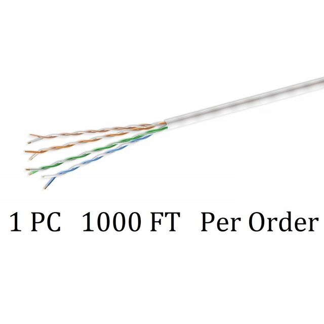 CAT6 SLIM 28G UTP CM STRD 1K FT