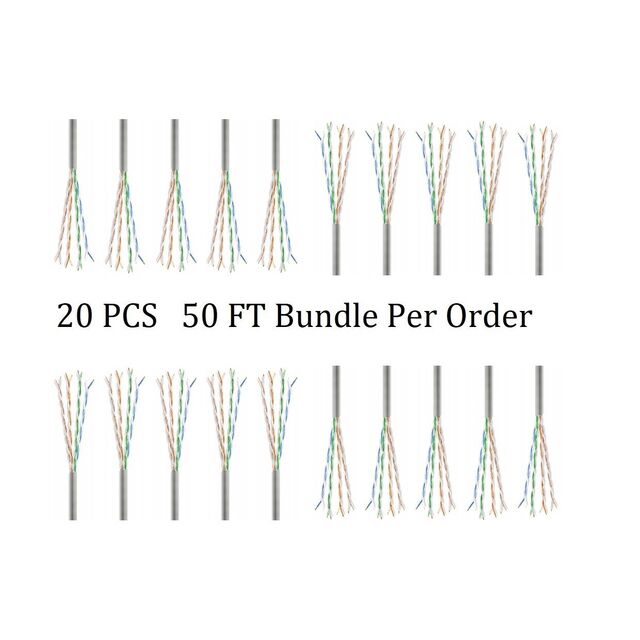 CAT6 SLIM 28G UTP CM STRD 50 FT