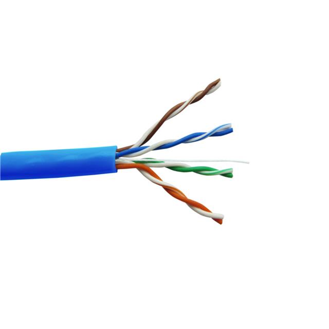 CAT5E UTP 24AWG CABLE 1000' BLUE