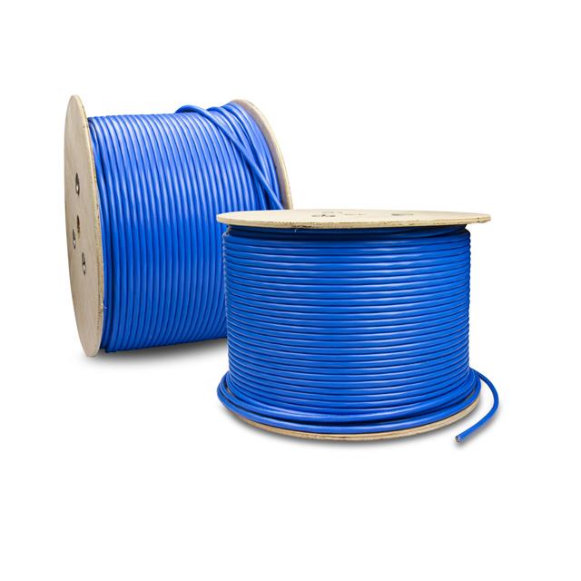CABLE CAT6 8CON 24AWG BLUE 1000'