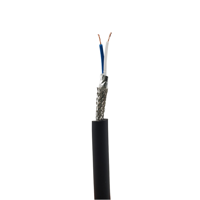 CABLE 2COND 26AWG BLK SHLD 500'