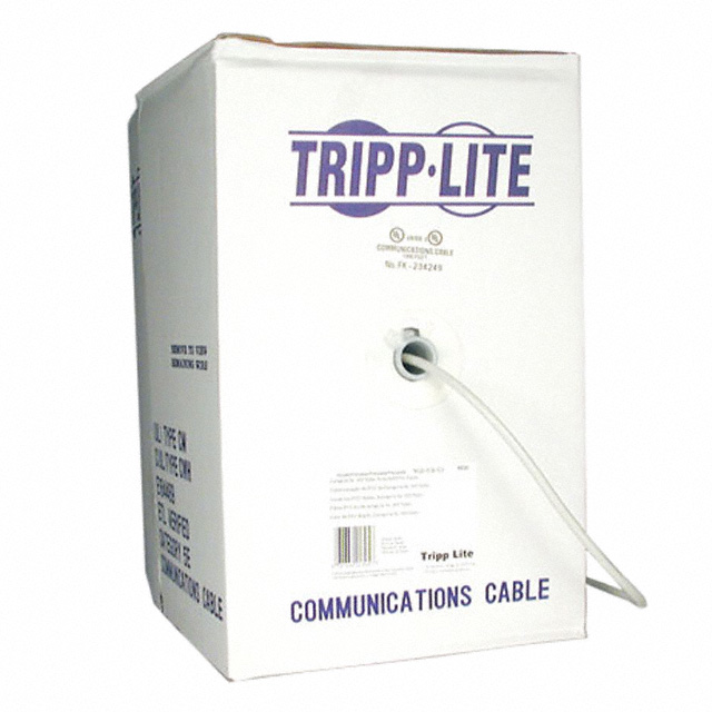 CABLE CAT5E 8CON 24AWG GRY 1000'