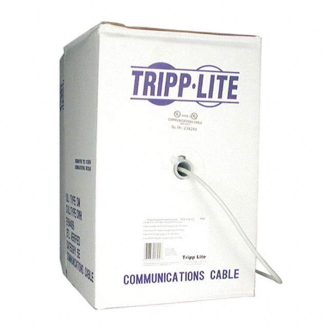 CABLE CAT5E 8CON 24AWG GRY 1000'