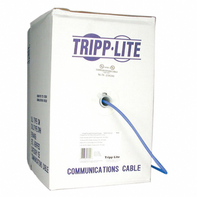 CABLE CAT6 8CON 23AWG BLUE 1000'
