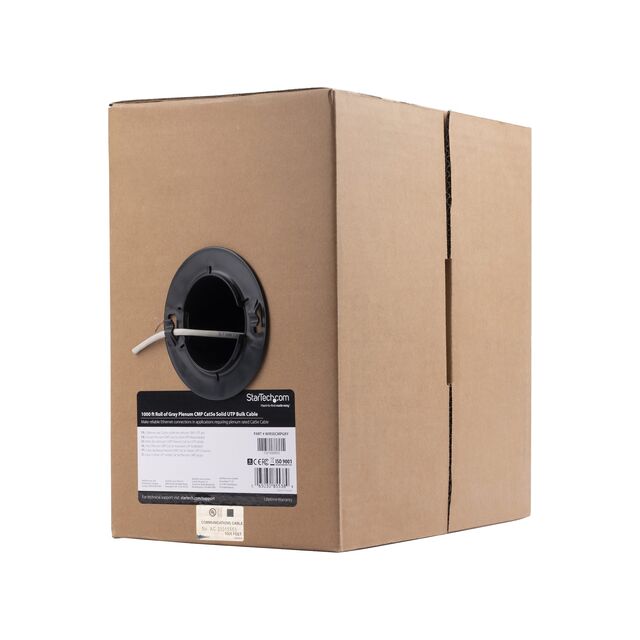 GRAY CMP CAT5E BULK CABLE