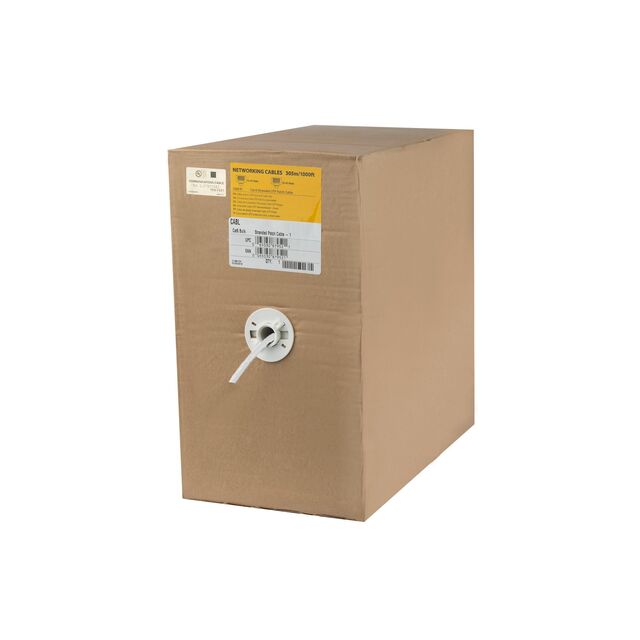 1000FT BULK CAT6 CABLE WHITE