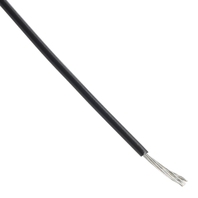 TEST LEAD 22AWG 5000V BLACK 100'