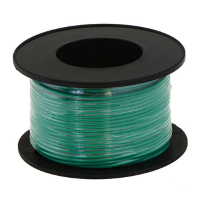 HOOK-UP STRND 26AWG 300V GRN 70'