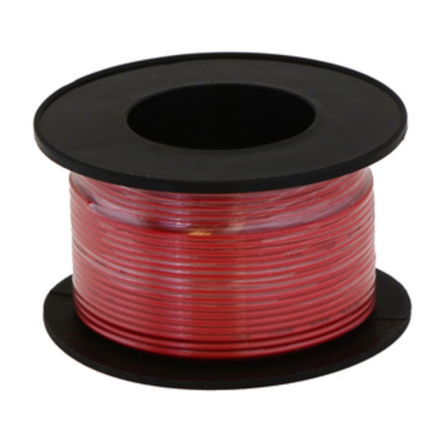 HOOK-UP STRND 26AWG 300V RED 70'