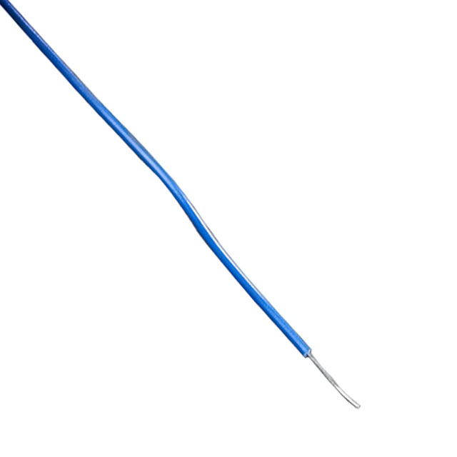HOOK-UP SOLID 22AWG 300V BLU 25'