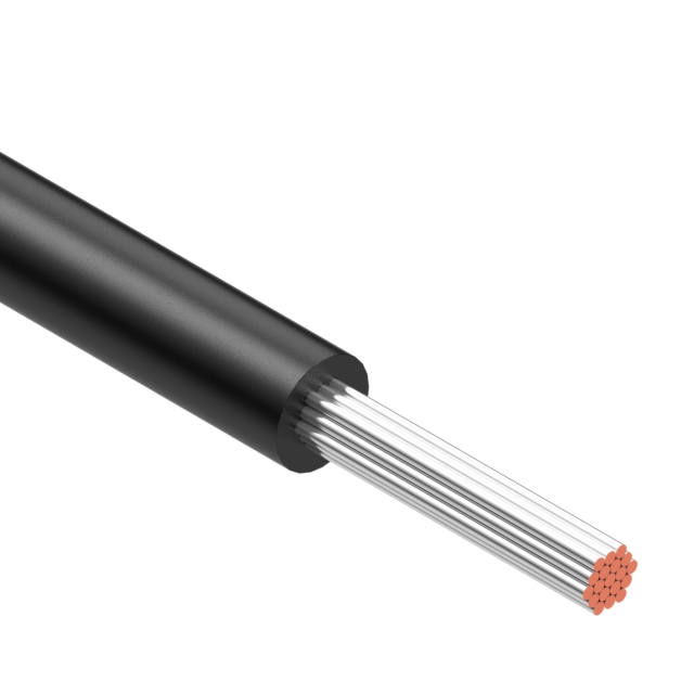 HOOK-UP STRND 22AWG BLACK