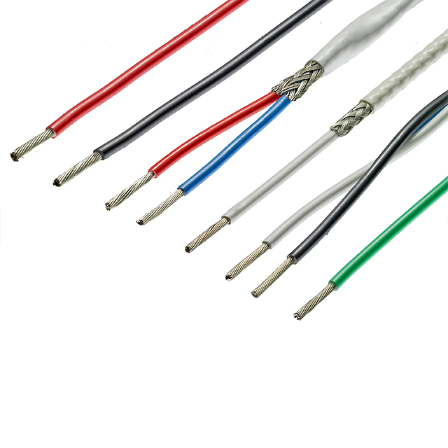 HOOK-UP DL STRND 22AWG WHT 1'