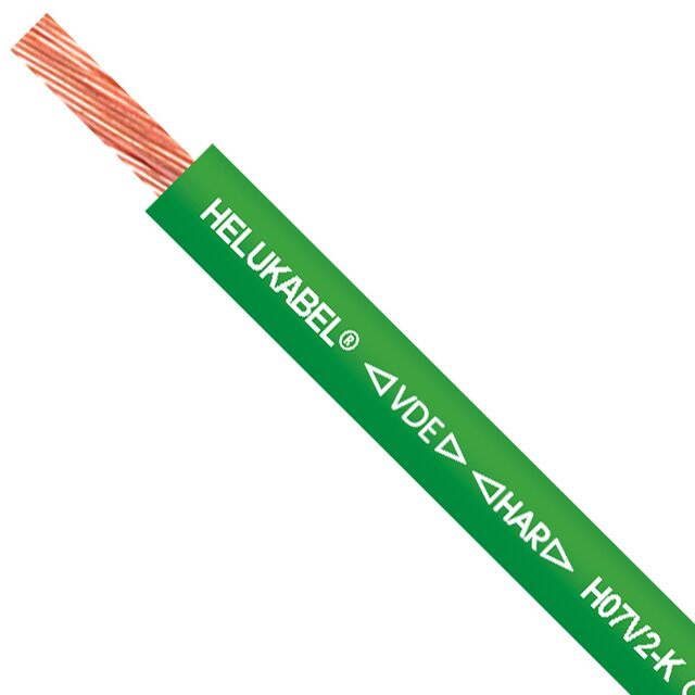 FIVENORM H07V2-K GREEN 1C AWG10
