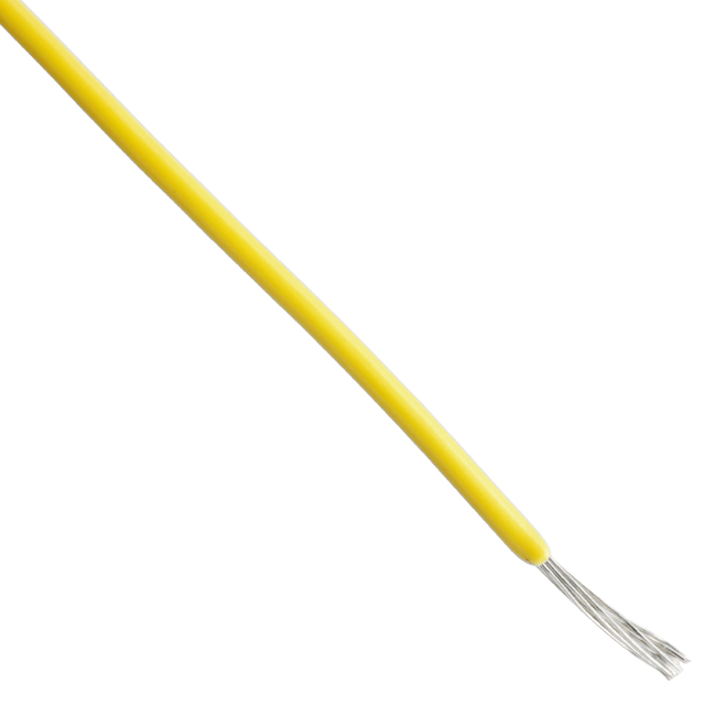 HOOK-UP STRND 28AWG YELLOW
