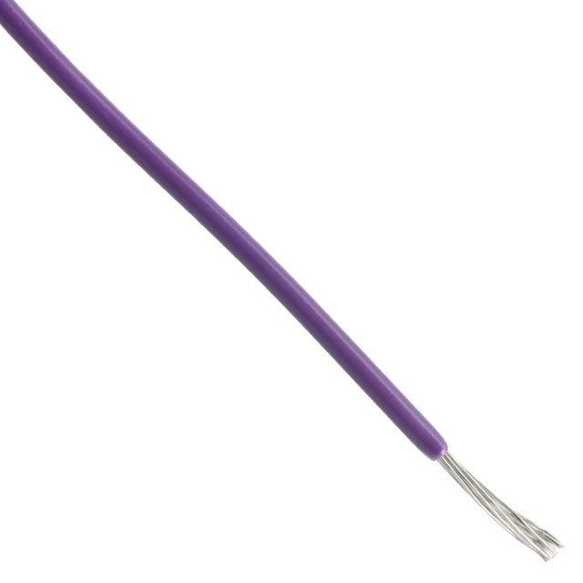 TEST LEAD 28AWG 600V VIOLET 100'