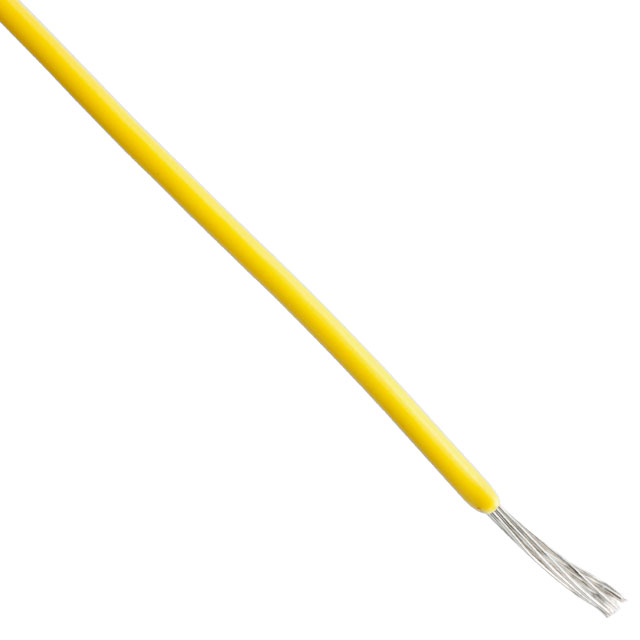 TEST LEAD 22AWG 300V YELLOW 100'