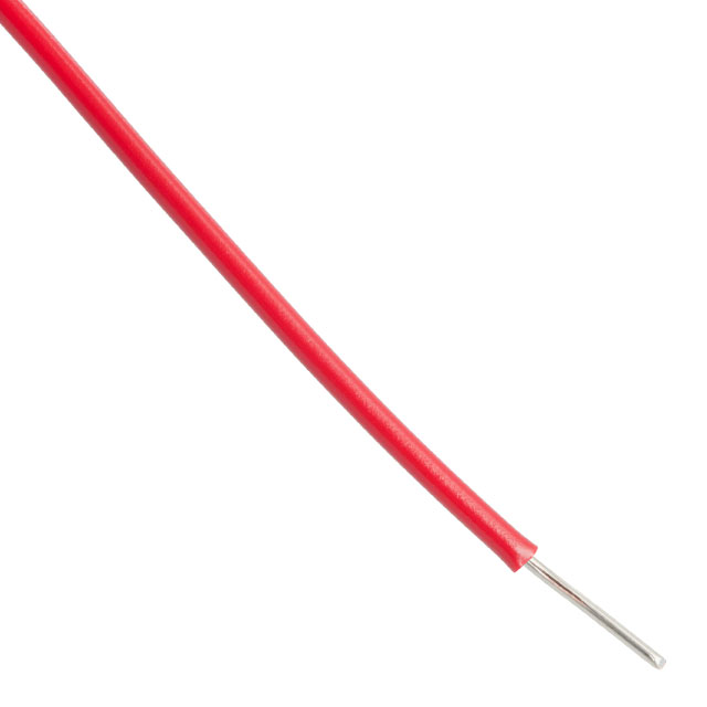 HOOK-UP SOLID 22AWG RED 100'
