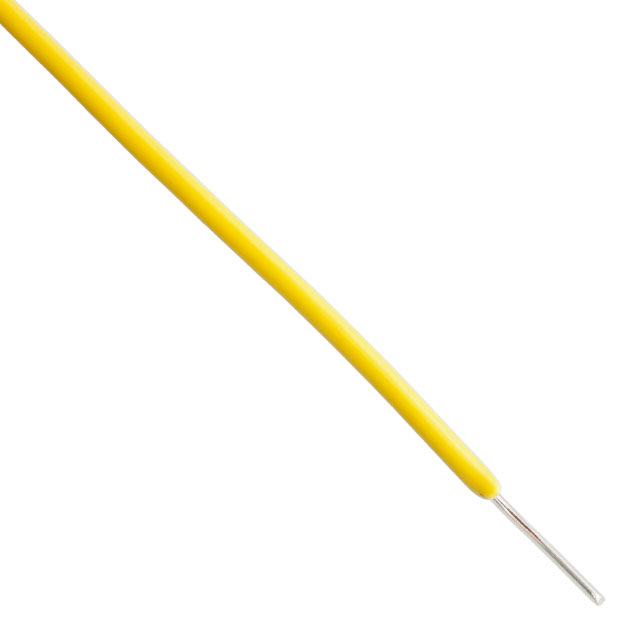 HOOK-UP SOLID 24AWG 300V YLW 50'