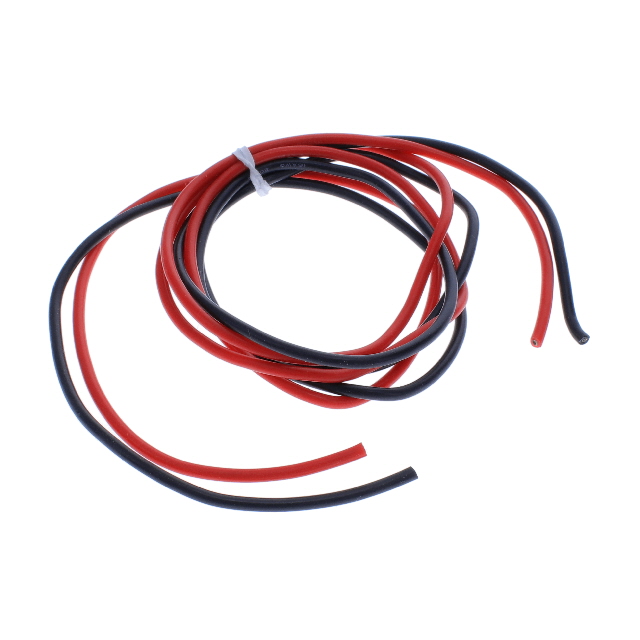 TEST LEAD 16AWG BLACK/RED
