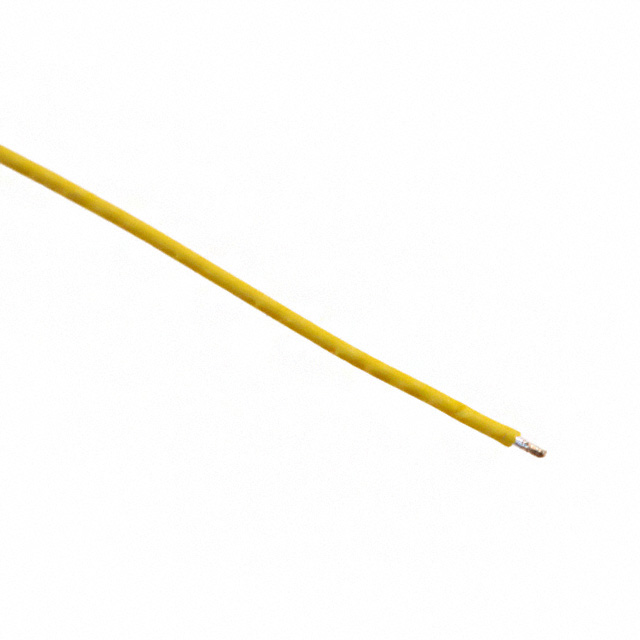 WIRE WW 24AWG PVDF YELLOW 100'