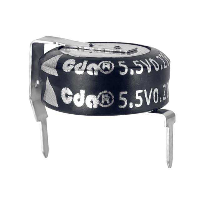 CAP 0.22F -20% +80% 5.5V T/H