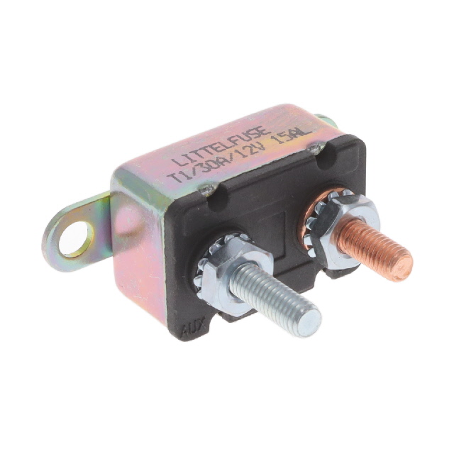 CIR BRKR 30A 12V MET BRK HWD