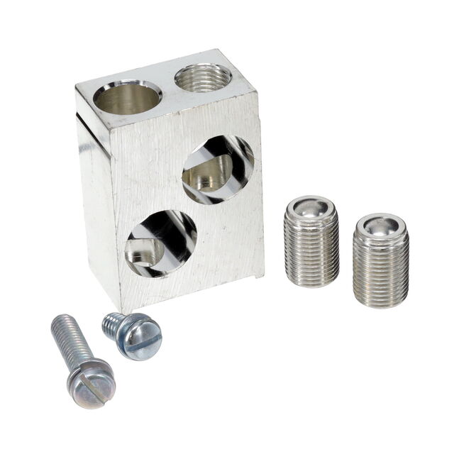 BRKR JD/LD 2/3P AL BODY LUG 2W 5