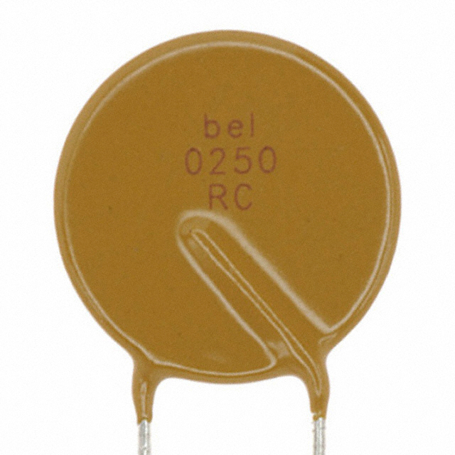 PTC RESET FUSE 90V 2.5A RADIAL