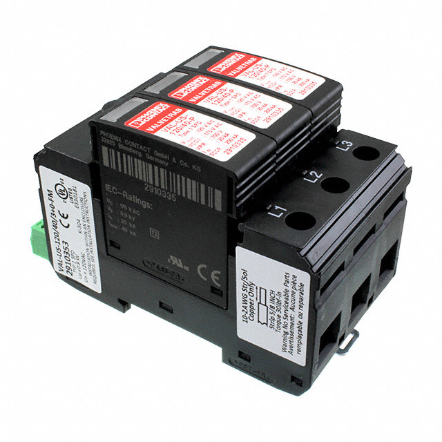 SPD TYPE 2 350VAC MCOV 1 POLE