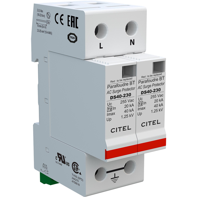 SPD TYPE 4 480VAC MCOV 1 POLE