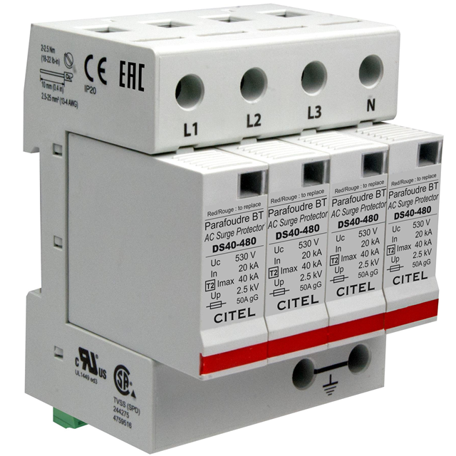 SPD TYPE 1 550VAC MCOV 1 POLE