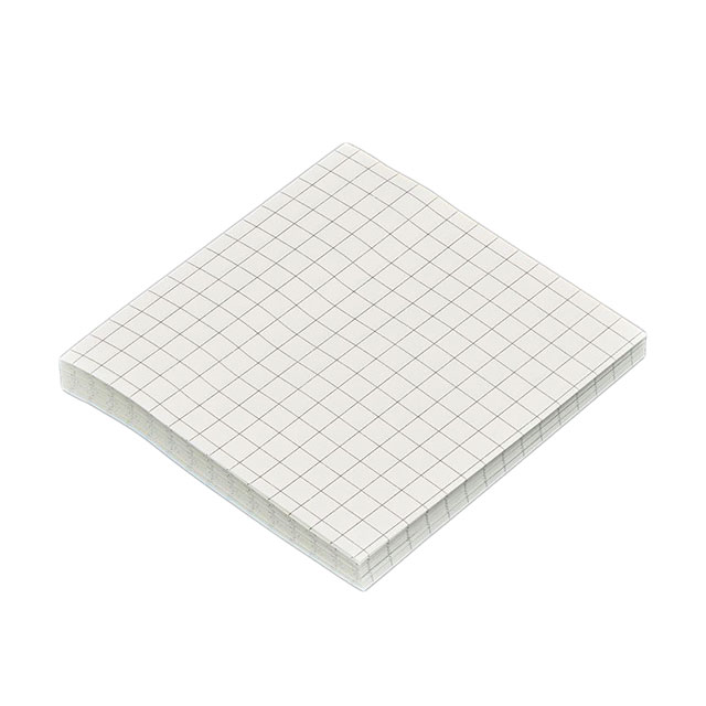 GRIDDED STICKY NOTEPAD - 80 SHEE